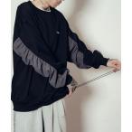 トレーナー スウェット Nylon switched sweatshirt メンズ レディース