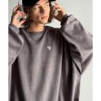 ショッピングバーベキュー トレーナー スウェット 「Classical Origin」「やっぱりビッグシルエット！」スウェードポンチ素材ビックシルエットトレーナー（長袖）/Su