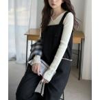 サロペット オーバーオール 高見え大人サロペット。サイドポケットデザインハイウエストサロペット レディース