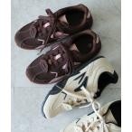 スニーカー やわらかソールバイカラーレースアップスニーカー レディース