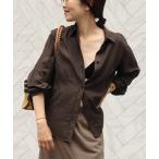ブラウス シャツ Garment Dye Linen シャツ レディース