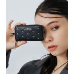 ショッピングキーケース キーケース MURUA(ムルーア)ナスカン付きラウンドファスナーキーケース スマートキー対応 MR-W1374 スタッズ