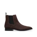 ショッピングスエード ブーツ Paulton Easy / ポールトンイージー（ダークブラウンスエード） メンズ