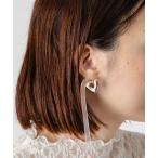 ピアス ANNIKA INEZ Heart Hoops, Sml アニカ イネズ ハートフープ ピアス スモール レディース