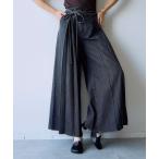 ジーンズ デニム デニムパンツ アシメウエストデニムパンツ(HARE) レディース