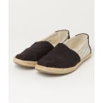 「TOMS」 エスパドリーユ 24.5 ブラック レディース