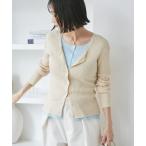 カーディガン 「WEB限定」フェイクレイヤードカーディガン(マルチWAY) レディース