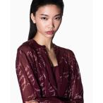 ワンピース 「A|X アルマーニ エクスチェンジ」ブロッサムプリント シフォンドレス