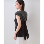 tシャツ ビスチェドッキングカットソー「洗濯機洗い可」 レディース