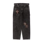 ジーンズ LEATHER PATCH DENIM PANTS / レザーパッチ デニムパンツ / AVIREX / アヴィレックス メンズ レディース
