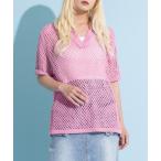 tシャツ 2ラインメッシュトップス レディース メンズ