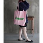 トートバッグ 「SANSeLF」ロゴトートバッグ ビッグサイズ キャンバス saa25a027 レディース
