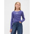 tシャツ GAPロゴ クロップド リンガーTシャツ (キッズ) キッズ 子供服 女の子