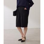 パンツ 2タックハーフパンツ レディース