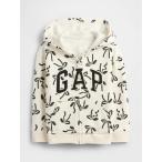 パーカー  babyGap GAPロゴ ジップアップパーカー キッズ 子供服 女の子