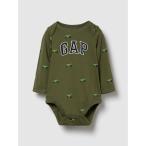 ベビー服 ロンパース オーガニックコットン GAPロゴ ボディスーツ (ベビー)