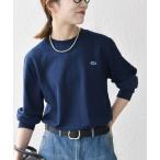 tシャツ 「SHIPS any別注」LACOSTE_「洗濯機可能」ピケ クルーネック ロンT 25AW レディース
