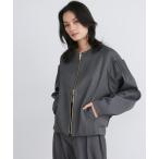 ブルゾン アウター タックディテールジップブルゾン「la veille by SUPERIOR CLOSET」 レディース