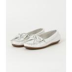 「Minnetonka」 モカシンシューズ 6 ホワイト レディース