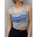 タンクトップ ノースリーブ スプレーグラフィックタンクトップ レディース
