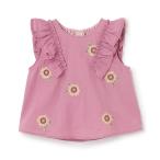 チュニック ひまわり刺しゅうチュニック キッズ 子供服 女の子