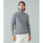 ショッピングカシミヤ セーター ニット 「別注」FILIPPO DE LAURENTIIS / 12ゲージ ウールカシミヤ タートルネック ニット メンズ