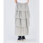 スカート フォーフレアティアードスカート