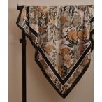 ショッピングスカーフ スカーフ バンダナ 「resonance」花柄  シンプル シルクタッチ 大判スカーフ「マルチウェイ」 レディース