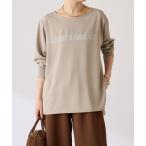 ショッピングシャツ tシャツ フロッキーロゴ袖リブT レディース