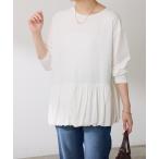 tシャツ 裾バルーンロンT レディース