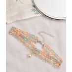  короткое колье [urge select] мульти- гонки розовый цвет короткое колье женский 