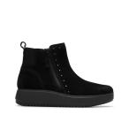 ショッピングクラークス ブーツ Zylah Willow / ザイラウィロー（ブラックスエード） レディース