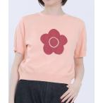ニット セーター マリークワント mary quant ラメデイジーニット プルオーバー レディース