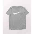 tシャツ 「NIKEアパレル」YTHDFLGDスウッシュハイブリッドS/STシャツ キッズ 子供服 男の子 女の子