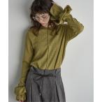 tシャツ シュシュセットリップルトップス レディース
