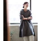 「soulberry」 7分袖ワンピース M チャコール レディース