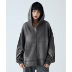パーカー 「VELNUS」Vintage Make Heavyweight Double Zip Hoodie/ヴィンテージメイク ヘビーウェイトダブ