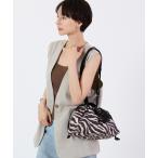 ショルダーバッグ バッグ E/W CITY DRAWSTRING BAG アップタウンラフィアゼブラ/ブラック レディース
