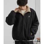 ブルゾン アウター KANGOL/カンゴール 別注 ワンポイント ロゴ刺繍 2WAY リバーシブル ドロスト ボアブルゾン メンズ レディース