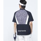 tシャツ 「PEARLY GATES」アクアツイストドットメッシュ半袖モックネックカットソー メンズ