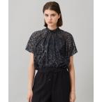 ブラウス シャツ シアーカールマイヤー ブラウス レディース