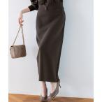 スカート 「洗える/吊り干しOK」ヴィスコースストレッチ タイトスカート