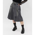 ジーンズ デニム デニムパンツ ワイドハーフパンツ レディース