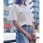 tシャツ ロゴフォトプリントＴ レディース