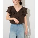 tシャツ 「WEB限定再入荷!」1枚で着映え。フリルプルオーバー レディース