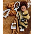 ショッピングキーリング キーホルダー ipugo バービーストラップキーリング(ゼブラ柄)