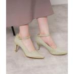 パンプス ヒールキャップパンプス