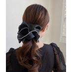 ショッピングシュシュ シュシュ 配色シフォンシュシュ