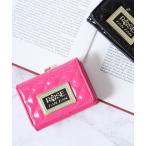 財布 ＲＯＳＥ ＦＡＮＦＡＮ エナメルキルトガマ口ミニ財布 レディース