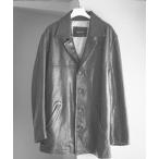 ショッピング革 カバーオール ウォッシュド ラムレザー カーコート メンズ